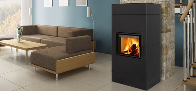 Poêle à bois-cheminée VARIANT - ROMOTOP