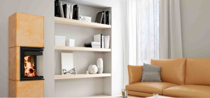 Poêle à bois-cheminée HARMONY - ROMOTOP