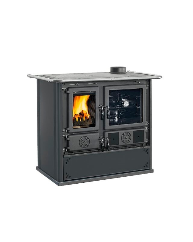 Cuisinière à bois ROSA.16 STEEL - Nordica