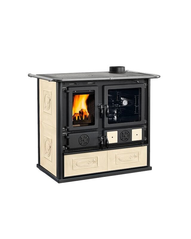 Cuisinière à bois ROSA.16 CERAMICA - Nordica