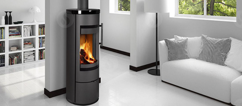 Alliance Feu Design - Poêle à bois ALEA - ROMOTOP